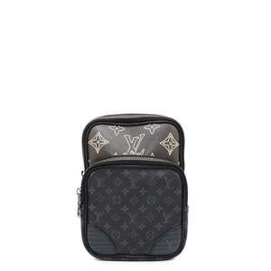 LOUIS VUITTON Black Monogram Hobo Bag